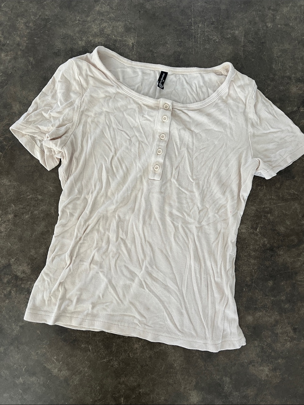 Pretty garden ribbed tshirt